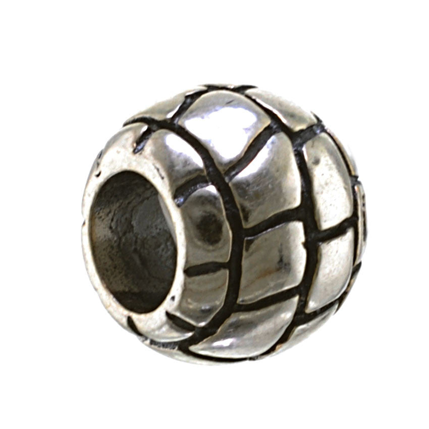 Charmlinks Silver Bead Patterned Ball