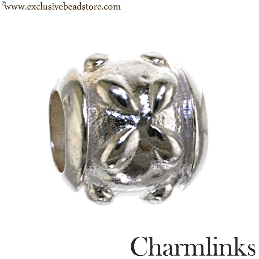 Charmlinks Silver Bead Flower