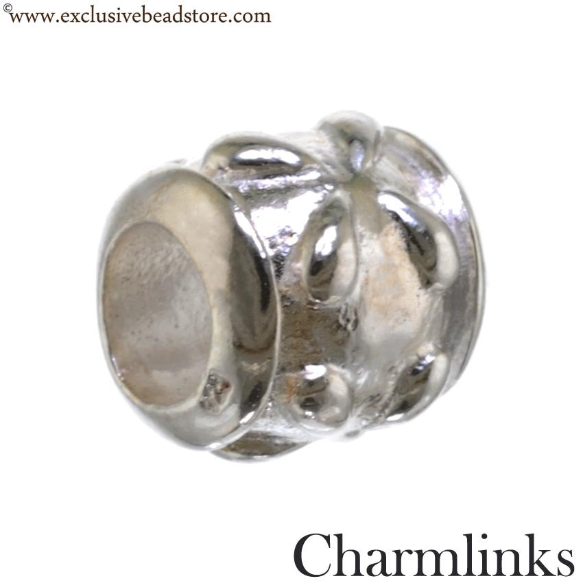 Charmlinks Silver Bead Flower