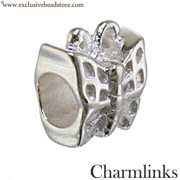 Charmlinks Silver Bead Butterfly