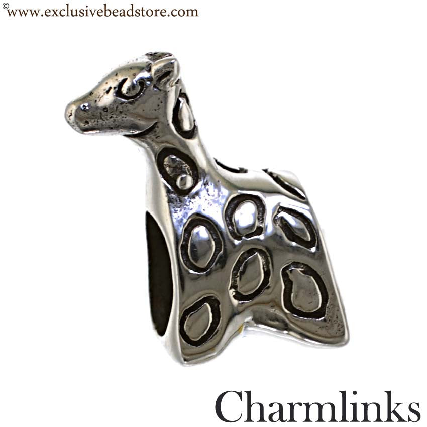Charmlinks Silver Bead Giraffe