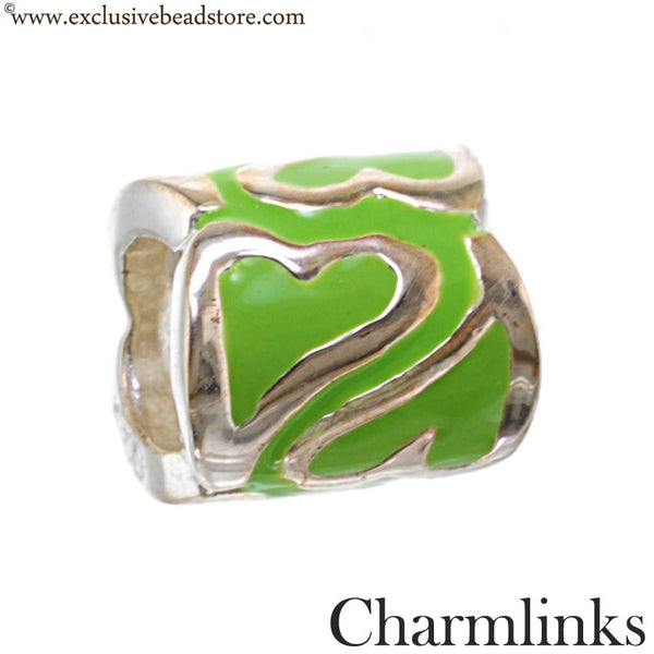 Charmlinks Silver and Enamel Bead