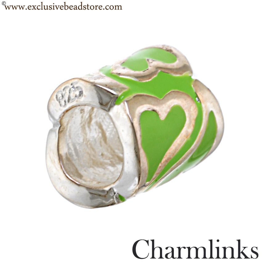 Charmlinks Silver and Enamel Bead