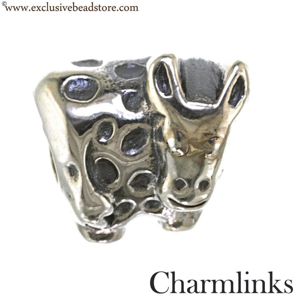 Charmlinks Silver Cow Bead