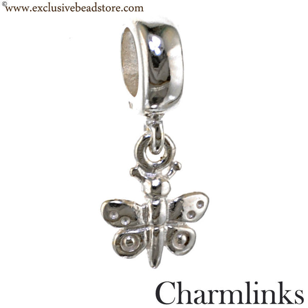 Charmlinks Silver Dragonfly Bead