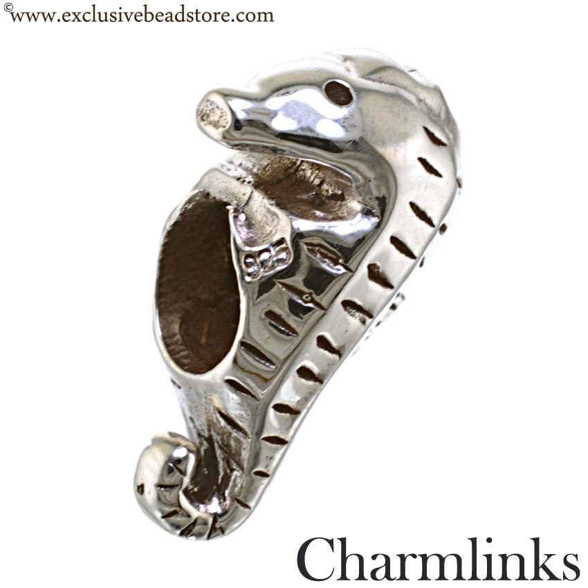Charmlinks Silver Seahorse Bead