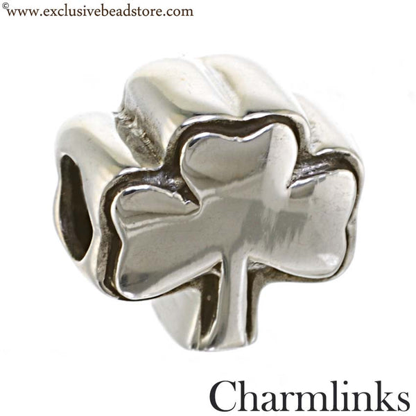 Charmlinks Lucky Clover Silver Bead