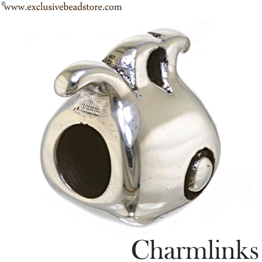 Charmlinks Silver Squid Bead