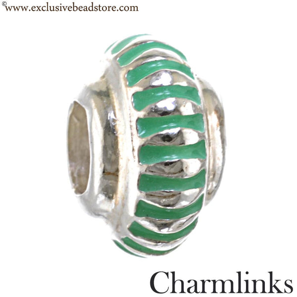 Charmlinks Silver and Enamel Bead