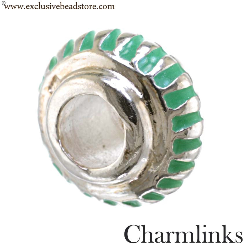 Charmlinks Silver and Enamel Bead