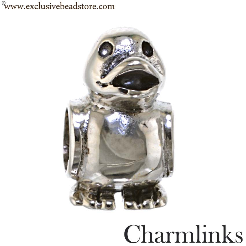 Charmlinks Silver Duck Bead