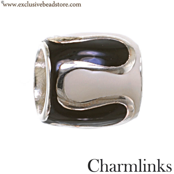 Charmlinks Silver and Enamel Bead