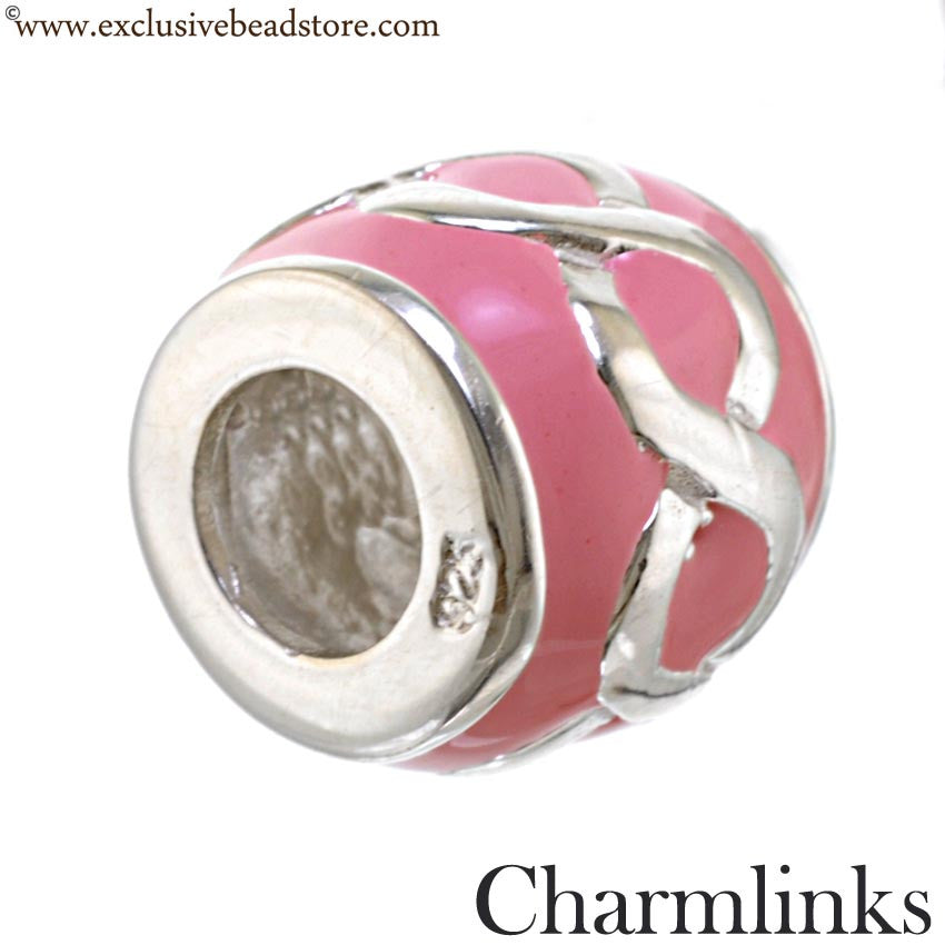 Charmlinks Silver and Enamel Bead