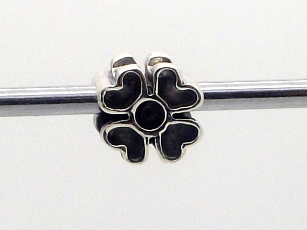 Charmlinks Silver Four Leaved Clover Bead