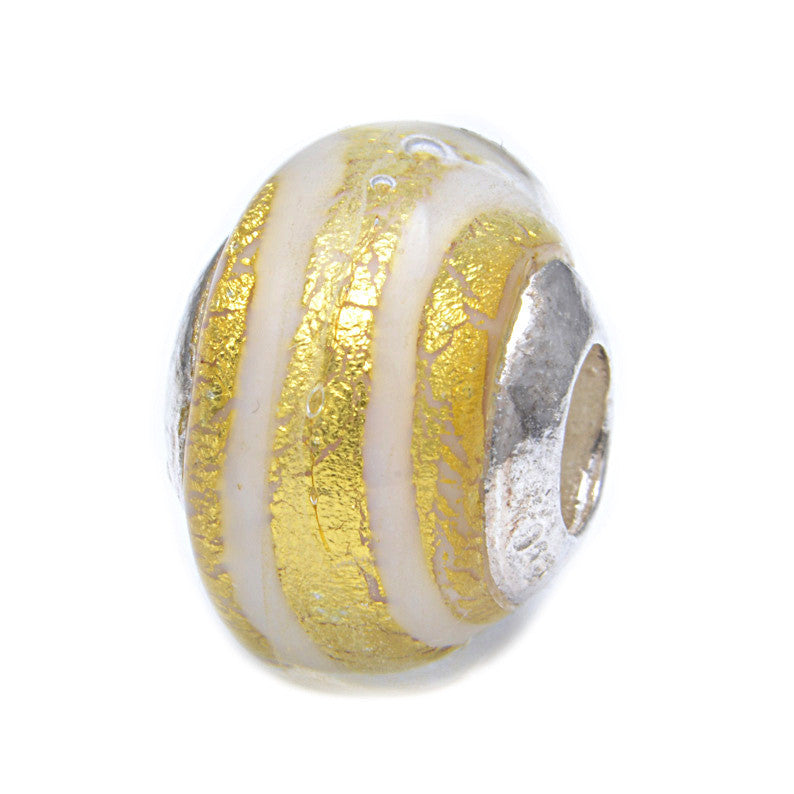 Charmlinks Glass Bead Clementine - Exclusive Bead Store
