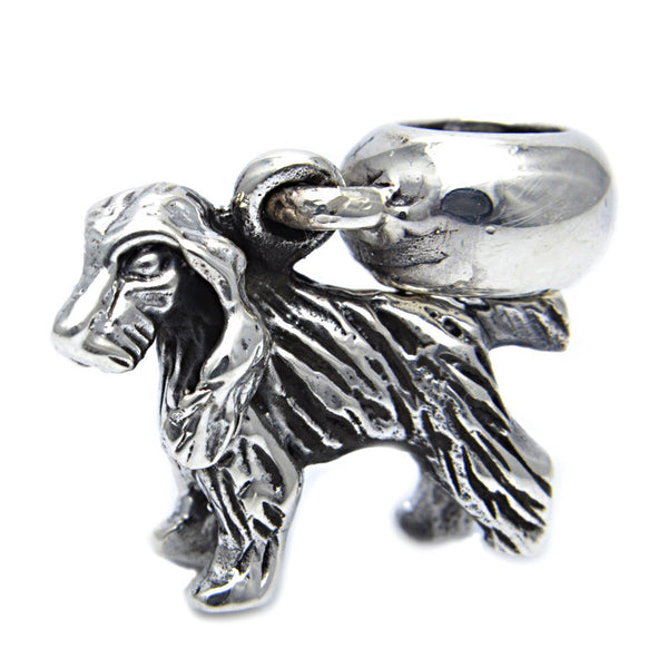 Charmlinks Silver Bead Cocker Spaniel