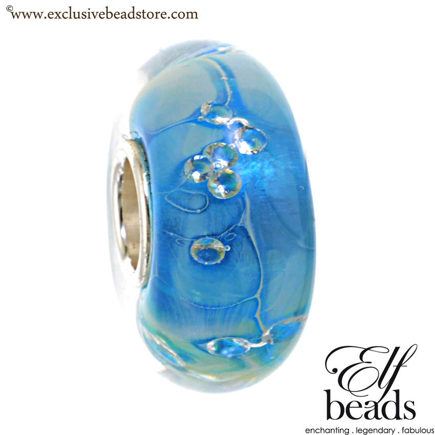 Elfbeads Ice Monroe Glass Bead.