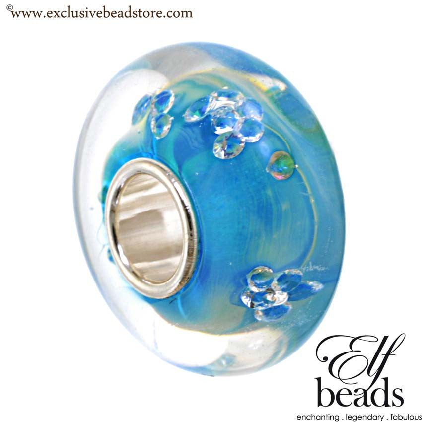 Elfbeads Ice Monroe Glass Bead.