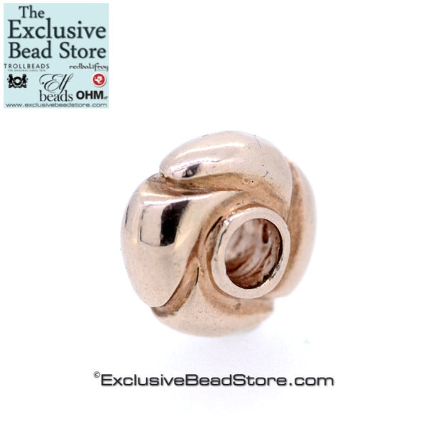 Exclusive 9ct Rose Gold Plated Medium Armadillo Bead