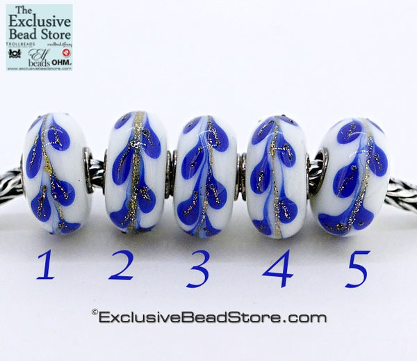 Exclusive bead Delft Blue Shimmer Retired