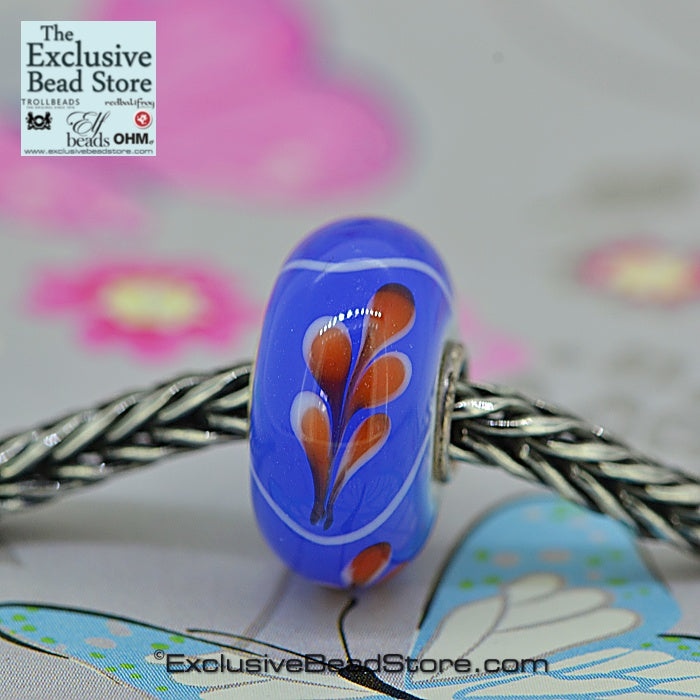 Exclusive Bead Blue Fern Retired