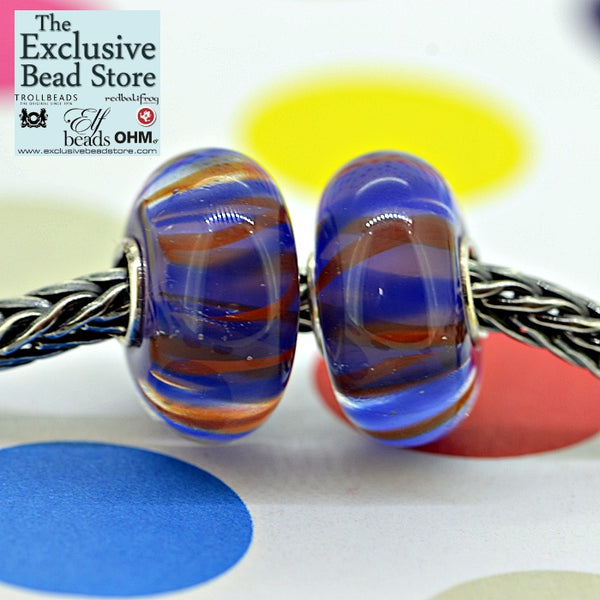 Pair of Exclusive Beads 'Ribbon' Retired