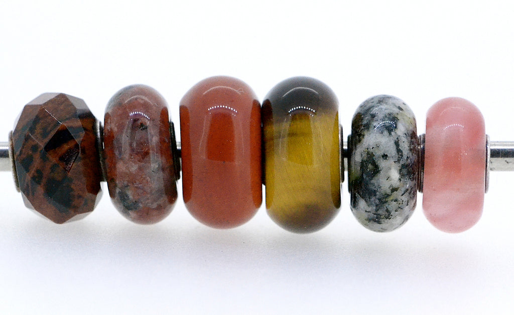 Exclusive Bead set of 6 Stone Beads offer Retired