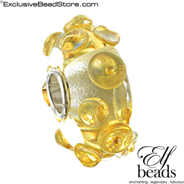 Elfbeads Gold Pearls Glass Bead