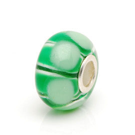Charlotte Borgen Green Glass Bead - Exclusive Bead Store