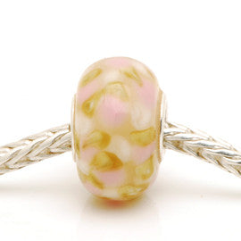 Charlotte Borgen Beige Glass Bead - Exclusive Bead Store