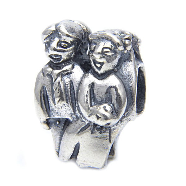 Charmlinks Silver Bead Happy Couple