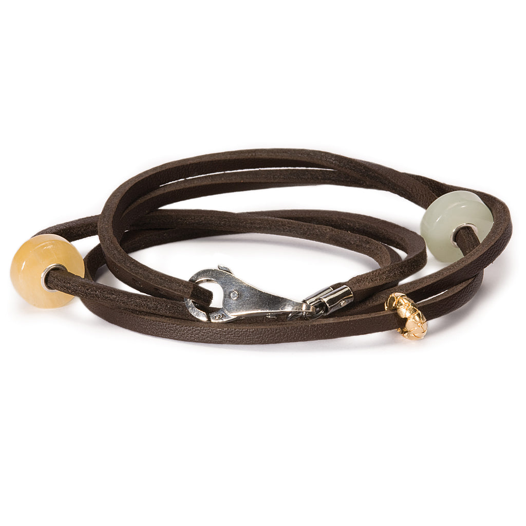 Trollbeads Brown Leather Bracelet