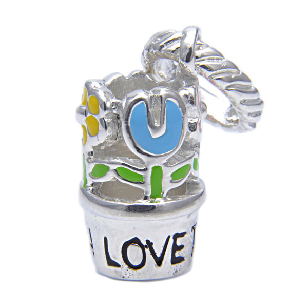 Charmlinks Silver Bead Love To Garden