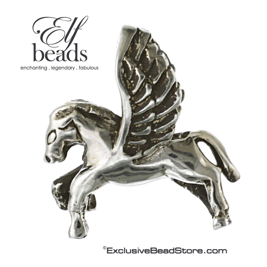 Elfbeads Silver Pegasus Bead