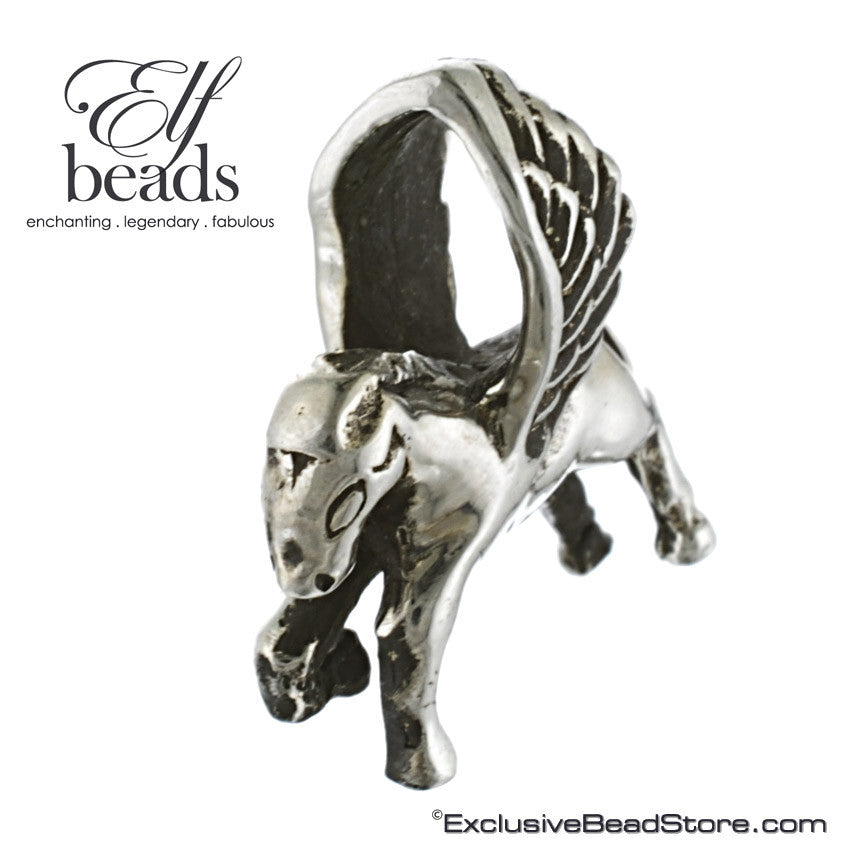 Elfbeads Silver Pegasus Bead