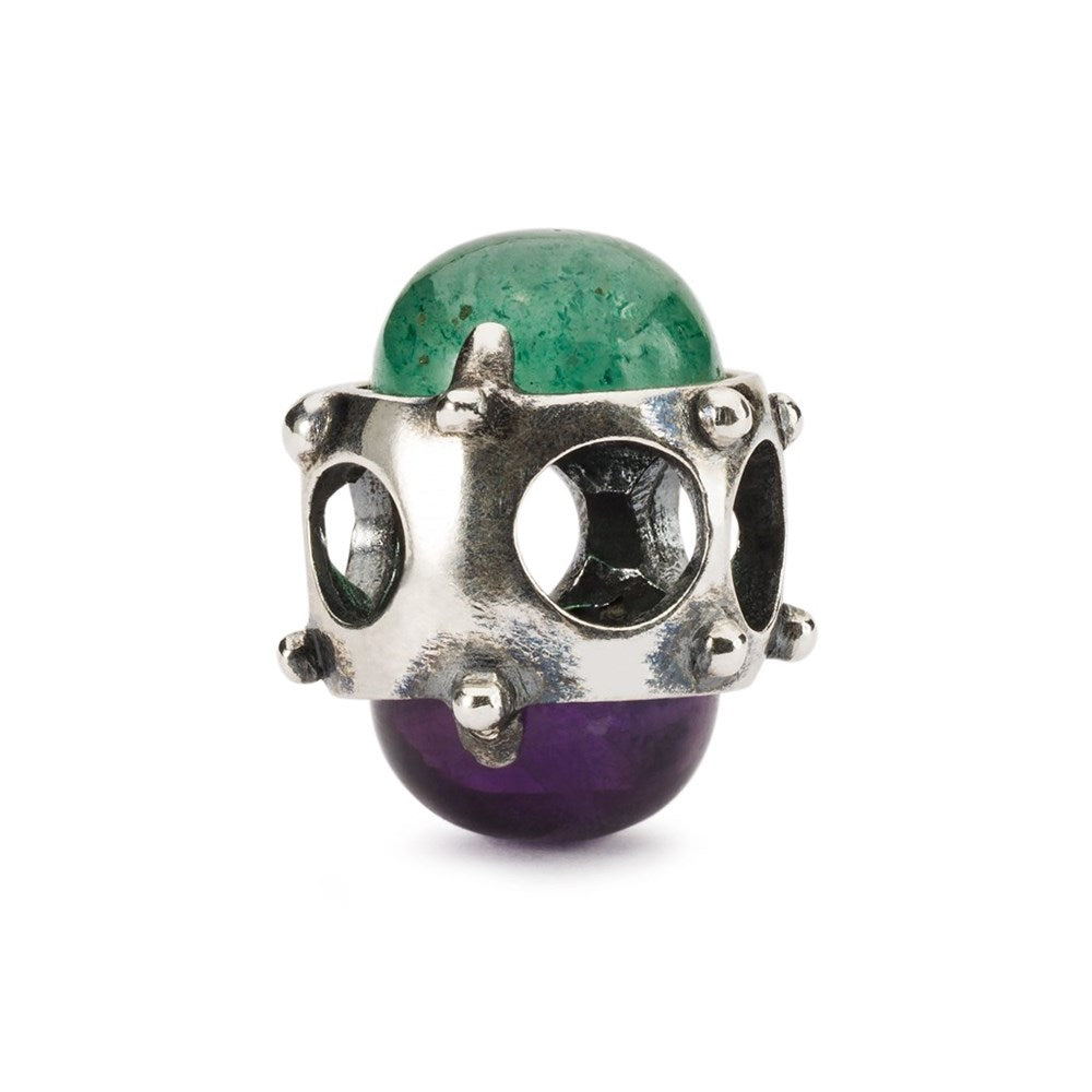 Trollbeads Purple & Green Halo Bead