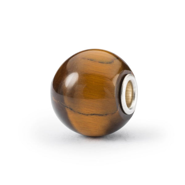 Trollbeads Jumbo Round Yellow Tiger Eye