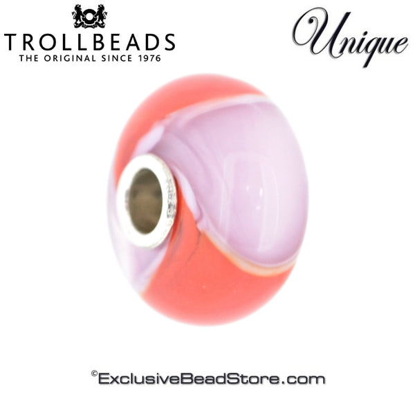 Trollbeads Limited Edition US Armadillo Special Unique Red & Lavender
