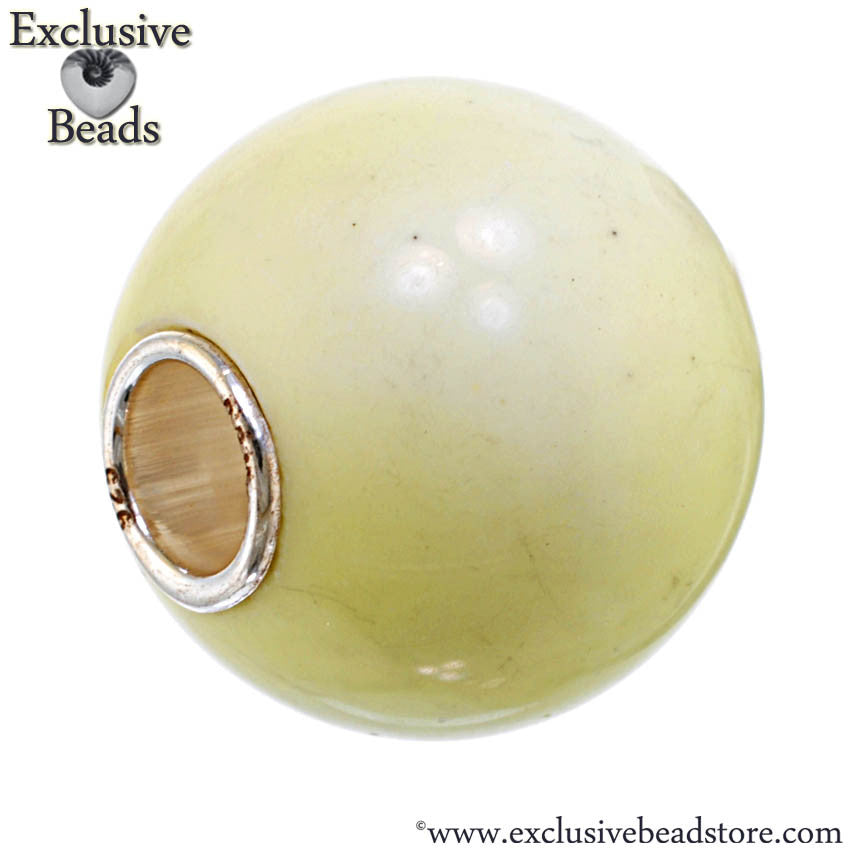 Exclusive Lemon Magnasite Stone Bead Retired