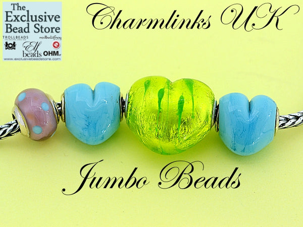 Charmlinks Set of 3 Jumbo Beads  + 1 free bead!