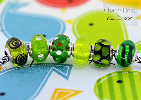 Charmlinks Special Offer Set of 6 Murano Glass Beads