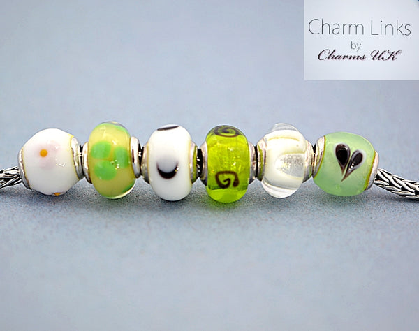 Charmlinks Special Offer Set of 6  Murano Glass Beads