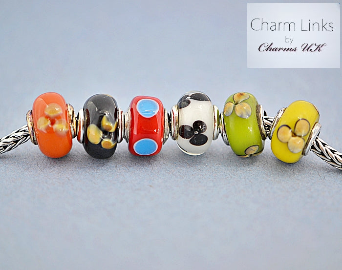 Charmlinks Special Offer Set of 6  Murano Glass Beads