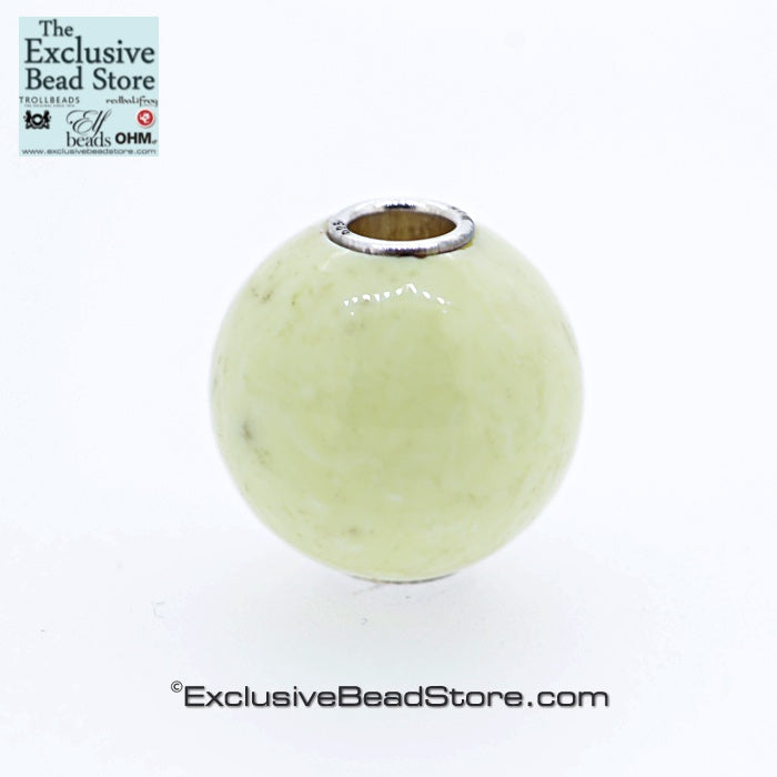 Exclusive Lemon Magnasite Stone Bead