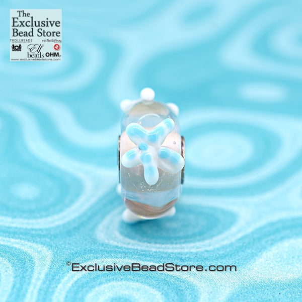 Exclusive bead Retired white and blue Starfish