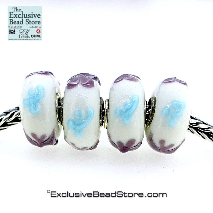 Exclusive bead Purple Butterfly Retired