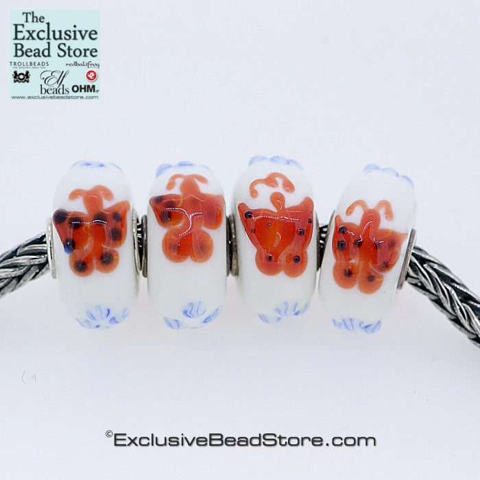 Exclusive bead Coral Butterfly Retired
