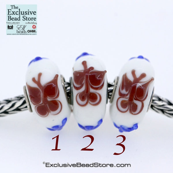 Exclusive bead claret Butterfly Retired