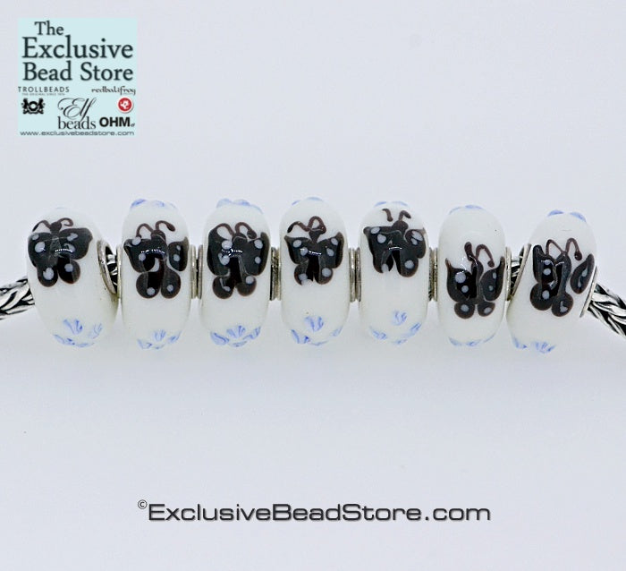 Exclusive bead Black Butterfly Retired