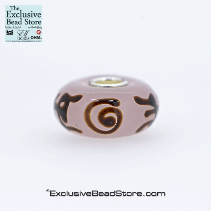 Exclusive Bead Opaque Pink Swirl